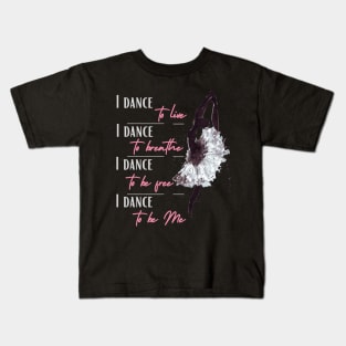 Beautiful ballet design Kids T-Shirt